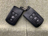キーを取り出さずにドアを施錠&解錠。クルマの始動も可能です。