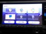 フルセグテレビを搭載。AM/FMなどがご利用できます。