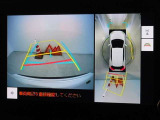 バックガイドモニターを装備しています、車庫入れもラクラクです。パノラミックビューモニターを搭載しています、上からの画像も表示されます。