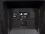 AC100V/1500W電源です。車内で家庭用電化製品が使用できるコンセントです。