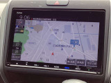 【ナビ】ホンダ純正ナビゲーション装備。最近はスマートフォンの地図機能でも十分ですが、やはりモニターが付いていると直感的に現在地も分かり安心です。