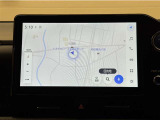 ナビ付きです。目的地を設定すれば、初めての場所でも簡単に行くことが出来ます。
