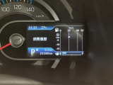 これまでの走行の燃費履歴の表示。