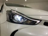 LEDヘッドライトで夜道も安心!