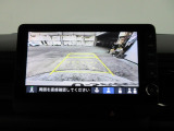バックカメラの画像です。ガイドラインがスムースな車庫入れをサポートいたします!車庫入れの安心感がアップしますね☆