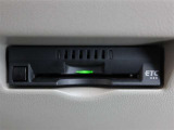 ETC車載器付きです。高速道路の料金所もスムーズに通過できます。