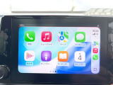 ●Apple Car Play:スマホとの有線接続で、ナビ・オーディオ再生などスマホのアプリ機能が画面でも使える便利機能です!