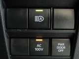 非常時やキャンプなどに役立つAC100Vコンセント付きです。