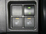 【シートヒーター搭載】シートを温めてくれる暖房機器です!長時間座っていると負担が掛かりやすい背中や腰、または冬場の寒い日に冷えやすい脚部に快適なぬくもりを♪