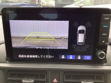 カラービジョンとガイドラインで見やすいバックモニターと障害物センサーで車庫入れも楽ちんです♪