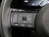 便利なステアリングスイッチ装備です。