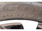 165/55R15    車両装着タイヤサイズです。 タイヤのご相談もトヨタモビリティ石川にお任せください