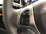 【ステアリングスイッチ】左です。ステアリングから手を離さず、運転に集中したまま手元でオーディオ操作等が出来ます。