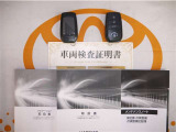 スマートキー付。取扱説明書とメンテナンスノートもあります☆品質評価シート付いてます!トヨタ認定中古車ライト!!