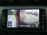 【アラウンドビューモニター】空から見下ろした映像がナビ画面にて確認可能です。駐車もラクラクですよ♪
