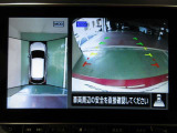 アラウンドビューモニターで車庫入れも空から見ている様に駐車できラクラクです。