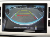 ★パノラマモニター★4個のカメラから得た画像を車両上方から見下ろしたような映像で表示することで、車と路面の駐車枠の関係を一目で確認できます!