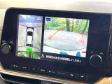 【アラウンドビューモニター】専用のカメラにより、上から見下ろしたような視点で360度クルマの周囲を確認することができます☆死角部分も確認しやすく、狭い場所での切り返しや駐車もスムーズに行えます。