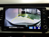 バックも安心のリアカメラ付いています。リアカメラがあると、いつでも安全にバックできますね。死角も減ります。3ビュー切り替え、ガイド線表示なので便利です。