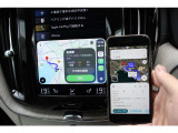ケーブルを接続しスマホの画面をミラーリングすることが可能です。グーグルマップによる音声操作、ラインや音楽アプリも倦怠と同じ感覚でお使いいただけます。