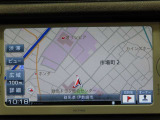 ナビ地図画面です。
