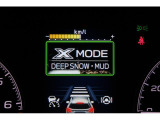 X-MODEは路面に応じてモードを選択するだけで4輪の駆動力やブレーキなどを最適にコントロール。悪路からのスムーズな脱出をサポートします。