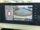 アラウンドビューモニターです!上空から貴方のお車をモニタニングしている様に車両の周りの安全確認が出来ます!