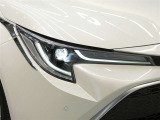 LEDヘッドライトです。デザイン性がよくとても明るいので、夜間の走行や悪天候でも安心です。しかも長寿命!