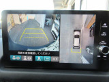 リアカメラ、全周囲カメラ装備で後退時も安心です。リバース連動で画面が切り替わるのでとても便利です。