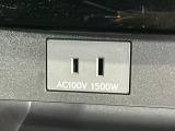 【1500Wアクセサリーコンセント】消費電力1500Wまでの家電が使えます。キャンプやスポーツ・アウトドアでのアクティビティはもちろん、災害・停電の際に大活躍♪