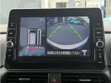 【アラウンドビューモニター】クルマを真上から見ているような映像で、周りの状況を確認しながら安心して駐車出来るカメラが付いてます♪移動物検知機能付き☆