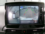 アラウンドビューモニター!空から見下ろしているかのような映像を映し出します。駐車時には安心ですよね♪