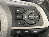 【アダプティブクルーズコントロール】高速道路での長距離走行が楽に!!自動で速度を保つクルーズコントロールが、衝突軽減システムと連携し、前方の車両を感知して車間を保つように速度調節してくれます!!