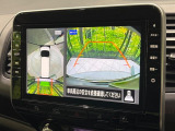 【アラウンドビューモニター】専用のカメラにより、上から見下ろしたような視点で360度クルマの周囲を確認することができます☆死角部分も確認しやすく、狭い場所での切り返しや駐車もスムーズに行えます。