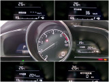 メーター内には、外気温・平均車速・平均燃費・瞬間燃費・走行可能距離のECO情報が表示できる機能があります!