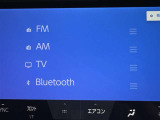 嬉しい装備です♪フルセグTV・Bluetoothオーディオに対応しています!!