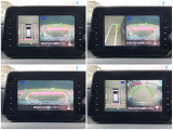 空の上から見下ろすような視点のアラウンドビューモニターでスムーズ駐車。狭い場所での駐車も、周囲が映像で確認できます。