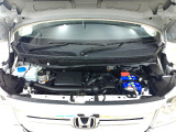 自慢のエンジンはパワードbyHONDAです。精度とバランスにこだわって、低回転からスムースなパワーを発揮します。