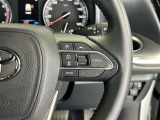 前方の車との車間を設定し、スピードを上げたり緩めたりを自動で行ってくれる追尾式の「レーダークルーズ」。上級装備の一つです!高級車にしかつかない嬉しい機能です。