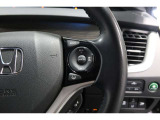 Hondaセンシングの機能のひとつ、アダプティブクルーズコントロール付!アクセルから足を離しても設定したスピードと前車との車間を保ち走行してくれます!車線維持もアシスト☆高速道路で疲労軽減ですね☆
