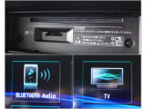 BluetoothやTV、CD、DVDも楽しめます。