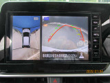 アラウンドビューモニター!空から見下ろしているかのような映像を映し出します。駐車時には安心ですよね♪