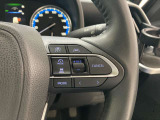 前方の車との車間を設定し、スピードを上げたり緩めたりを自動で行ってくれる追尾式の「レーダークルーズ」。上級装備の一つです!高級車にしかつかない嬉しい機能です。