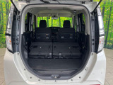 普段のお買い物や通勤、送迎等に十分な荷室スペースを確保しております。セカンドシートを倒すと、大きな荷物の積載も可能です♪