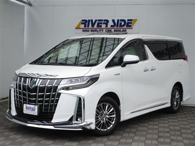 トヨタ アルファード ハイブリッド 2.5 エグゼクティブ ラウンジ S E-Four 4WD モデリスタエアロマフラー サンルーフ JBL