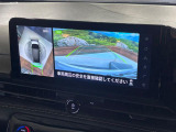 【アラウンドビューモニター】専用のカメラにより、上から見下ろしたような視点で360度クルマの周囲を確認することができます☆死角部分も確認しやすく、狭い場所での切り返しや駐車もスムーズに行えます。