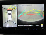 パノラミックビューモニター付きです。車両を上から見たような映像をディスプレイオーディオ画面に表示。運転席からの目視だけでは見にくい、車両周辺の状況をリアルタイムでしっかり確認できます。