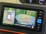 【パノラマモニター】専用のカメラにより、上から見下ろしたような視点で360度クルマの周囲を確認することができます☆死角部分も確認しやすく、狭い場所での切り返しや駐車もスムーズに行えます。