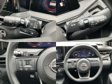 ステアリングスイッチでオーディオ操作が手元でできるので、ハンドルから手を離さずに運転できます。