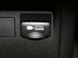 【100V電源】レジャーや緊急時にあると便利な100V電源が装備されています。※最大1500Wまでのご利用となります。